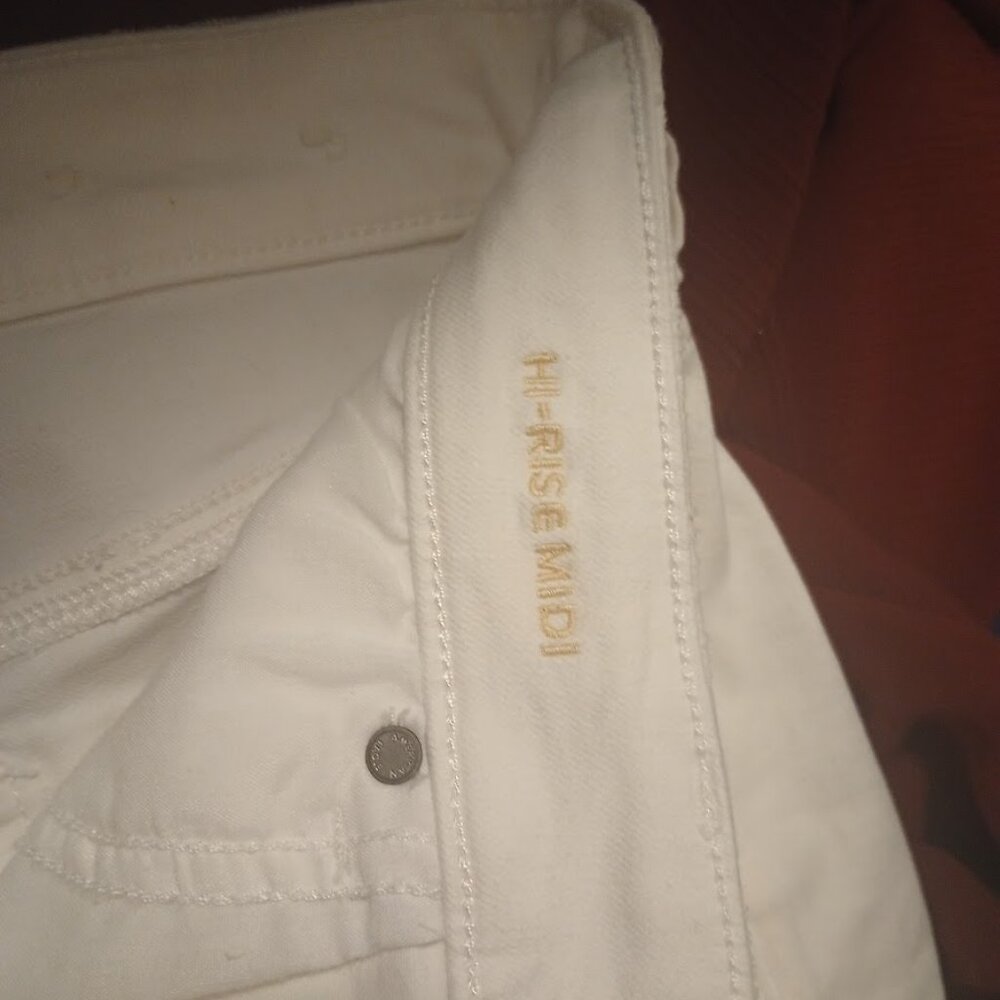 American Eagle white cut off shorts - Picture 5 of 6
